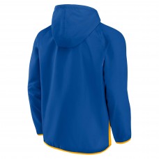 Куртка St. Louis Blues Backhand Shooter Defender Anorak Raglan - Blue/Gold