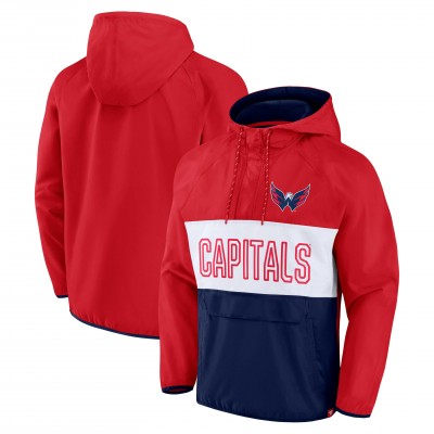 Куртка Washington Capitals Backhand Shooter Defender Anorak Raglan - Red/Navy