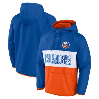 Куртка New York Islanders Backhand Shooter Defender Anorak Raglan - Royal/Orange