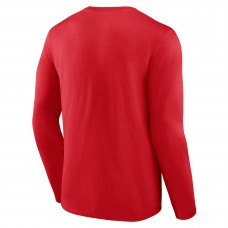 Detroit Red Wings Covert Long Sleeve T-Shirt - Red