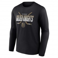Vegas Golden Knights Covert Long Sleeve T-Shirt - Black