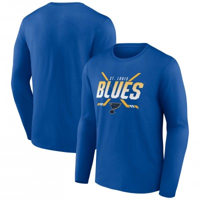 Футболка St. Louis Blues Fanatics Covert Long Sleeve - Blue