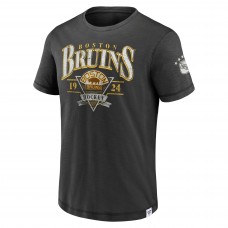 Футболка Boston Bruins Fanatics Black Elusive Slub