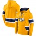 Толстовка Nashville Predators Fanatics Powerplay Warrior - Gold