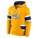 Толстовка Nashville Predators Fanatics Powerplay Warrior - Gold