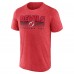 Футболка New Jersey Devils Fanatics Prodigy Performance - Heathered Red