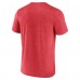 Футболка New Jersey Devils Fanatics Prodigy Performance - Heathered Red