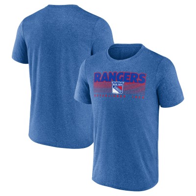 Футболка New York Rangers Fanatics Prodigy Performance - Heathered Blue