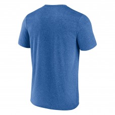 New York Rangers Fanatics Branded Prodigy Performance T-Shirt - Heathered Blue