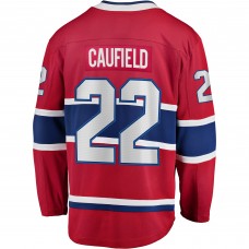 Игровая джерси Cole Caufield Montreal Canadiens Home Premier Breakaway - Red
