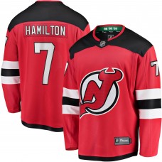 Игровая джерси Dougie Hamilton New Devils Home Premier Breakaway Player - Red