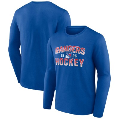 Футболка с длинным рукавом New York Rangers Fanatics Skate Or Die - Royal