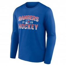 New York Rangers Fanatics Branded Skate Or Die Long Sleeve T-Shirt - Royal