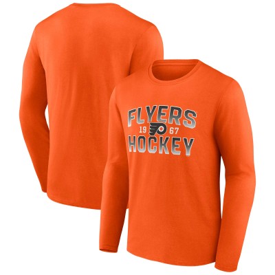 Футболка с длинным рукавом Philadelphia Flyers Skate Or Die - Orange