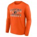 Футболка с длинным рукавом Philadelphia Flyers Skate Or Die - Orange