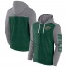 Толстовка на молнии Minnesota Wild Fanatics Down and Distance - Heather Green
