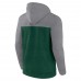 Толстовка на молнии Minnesota Wild Fanatics Down and Distance - Heather Green