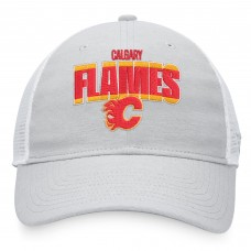 Бейсболка Calgary Flames Team Trucker - Heather Gray/White