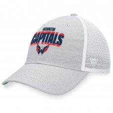 Washington Capitals Team Trucker Snapback Hat - Heather Gray/White