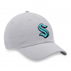 Seattle Kraken Logo Adjustable Hat - Heather Gray