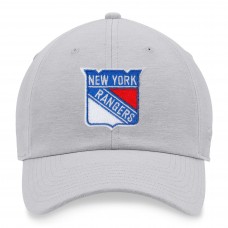 Бейсболка New York Rangers Logo - Heather Gray