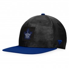 Toronto Maple Leafs Fanatics Black/Blue Authentic Pro Alternate Logo Snapback Hat