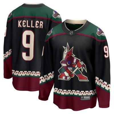 Игровая джерси Clayton Keller Arizona Coyotes Home Premier Breakaway - Black