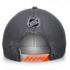 Anaheim Ducks Authentic Pro Home Ice Trucker Snapback Hat - Charcoal