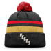 Шапка с помпоном Vegas Golden Knights Fanatics Black Special Edition 2.0 Cuffed