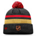 Шапка с помпоном Vegas Golden Knights Fanatics Black Special Edition 2.0 Cuffed