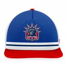 New York Rangers Special Edition 2.0 Trucker Snapback Adjustable Hat - Royal/Red