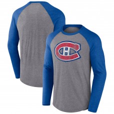Футболка Montreal Canadiens Fanatics Special Edition Long Sleeve Tri-Blend Raglan - Heather Gray