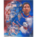 Autographed New York Rangers Henrik Lundqvist Fanatics Authentic 16 x 20 Photo Print - Created and Signed by Artist Brian Konnick - Limited Edition of 130