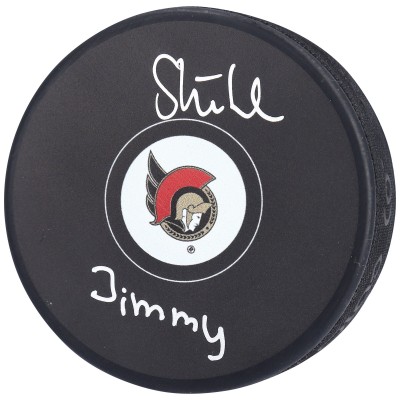 Шайба с автографом Tim Stutzle Ottawa Senators Fanatics Authentic Autographed with Jimmy Inscription
