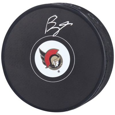 Autographed Ottawa Senators Brady Tkachuk Fanatics Authentic Hockey Puck