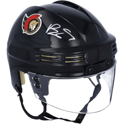 Autographed Ottawa Senators Brady Tkachuk Fanatics Authentic Black Mini Helmet