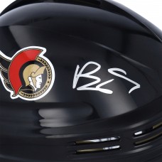 Autographed Ottawa Senators Brady Tkachuk Fanatics Authentic Black Mini Helmet