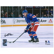 Autographed New York Rangers Adam Fox Fanatics Authentic 8 x 10 Blue Jersey with Puck Photograph Autographed New York Rangers Adam Fox Fanatics Authentic 8 x 10 Blue Jersey with Puck Photograph