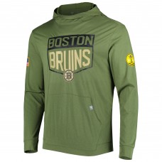 Толстовка Boston Bruins Levelwear Thrive Tri-Blend - Olive