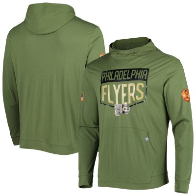 Толстовка Philadelphia Flyers Levelwear Thrive Tri-Blend - Olive