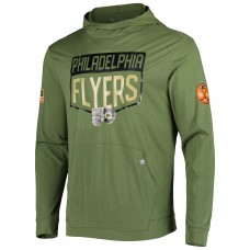 Толстовка Philadelphia Flyers Levelwear Thrive Tri-Blend - Olive