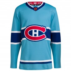 Игровая джерси Montreal Canadiens adidas Reverse Retro 2.0 Authentic Blank - Light Blue