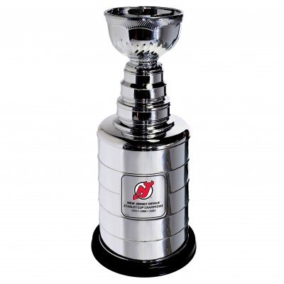 New Jersey Devils 3-Time Stanley Cup Champions 25 Replica Team Trophy