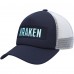 Бейсболка Seattle Kraken adidas Team Plate - Deep Sea Blue/White