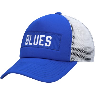 Бейсболка St. Louis Blues adidas Team Plate Trucker - Blue/White