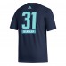 Футболка Philipp Grubauer Seattle Kraken adidas Fresh - Navy