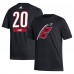 Футболка Sebastian Aho Carolina Hurricanes adidas Fresh Name & Number - Black