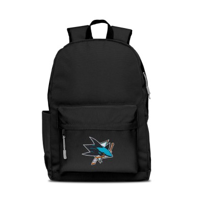 San Jose Sharks MOJO Gray Campus Laptop Backpack