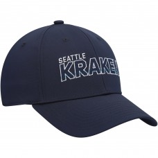 Бейсболка Seattle Kraken adidas Team Bar - Deep Sea Blue
