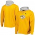 Толстовка Nashville Predators adidas Skate Lace Primeblue Team - Gold
